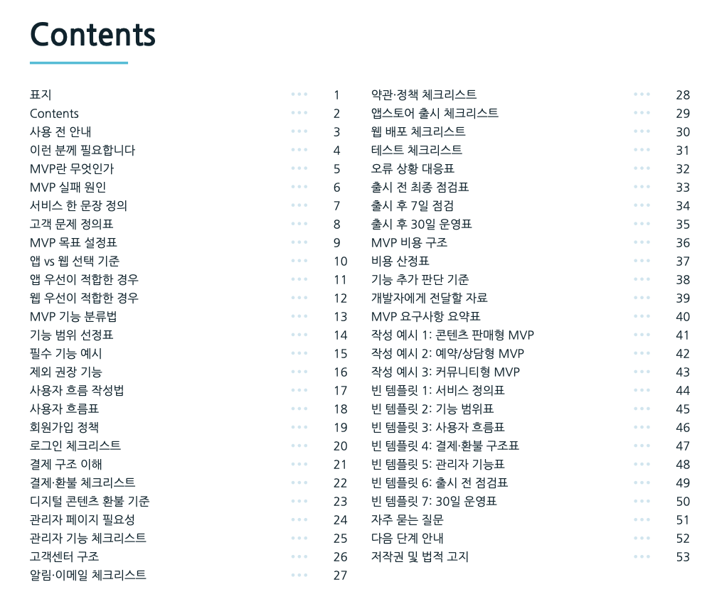 목차